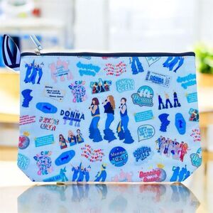 NWT New Mamma Mia Themed Cloth Cosmetic/Makeup/Storage/Jewelry/Pencil Case Bag
